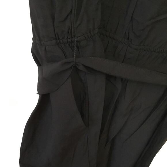 GAP Factory Black Easy Button-Front Romper - Picture 13 of 13